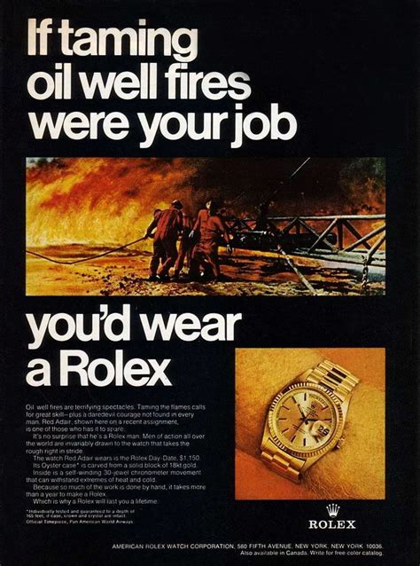 rolex manifesto pubblicitario|rolex campaigns from the past.